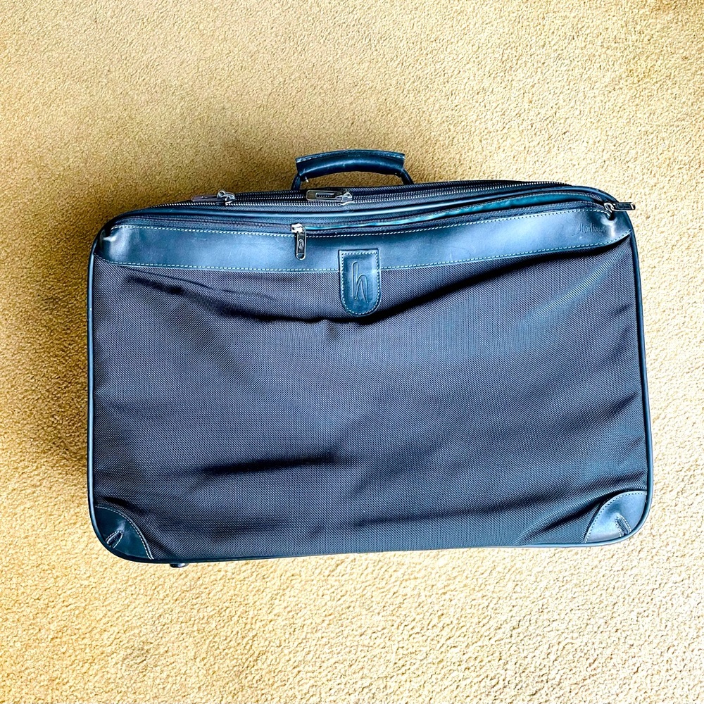 Vintage Hartmann Suitcase Luggage with Garment Bag